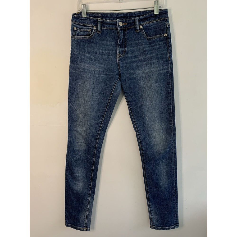 Denim & Supply Ralph Lauren Skinny Jeans Womens Size 30x32 Distressed Fade Denim